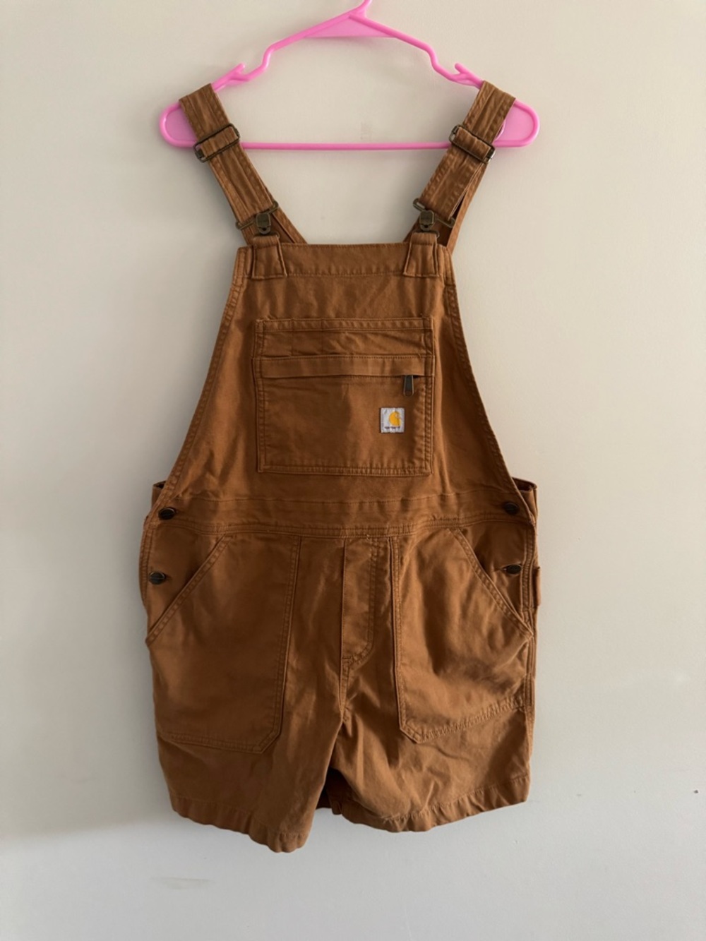 Carhartt RUGGED FLEX RELAXED FIT CANVAS SHORTALL - Picture 7 of 14